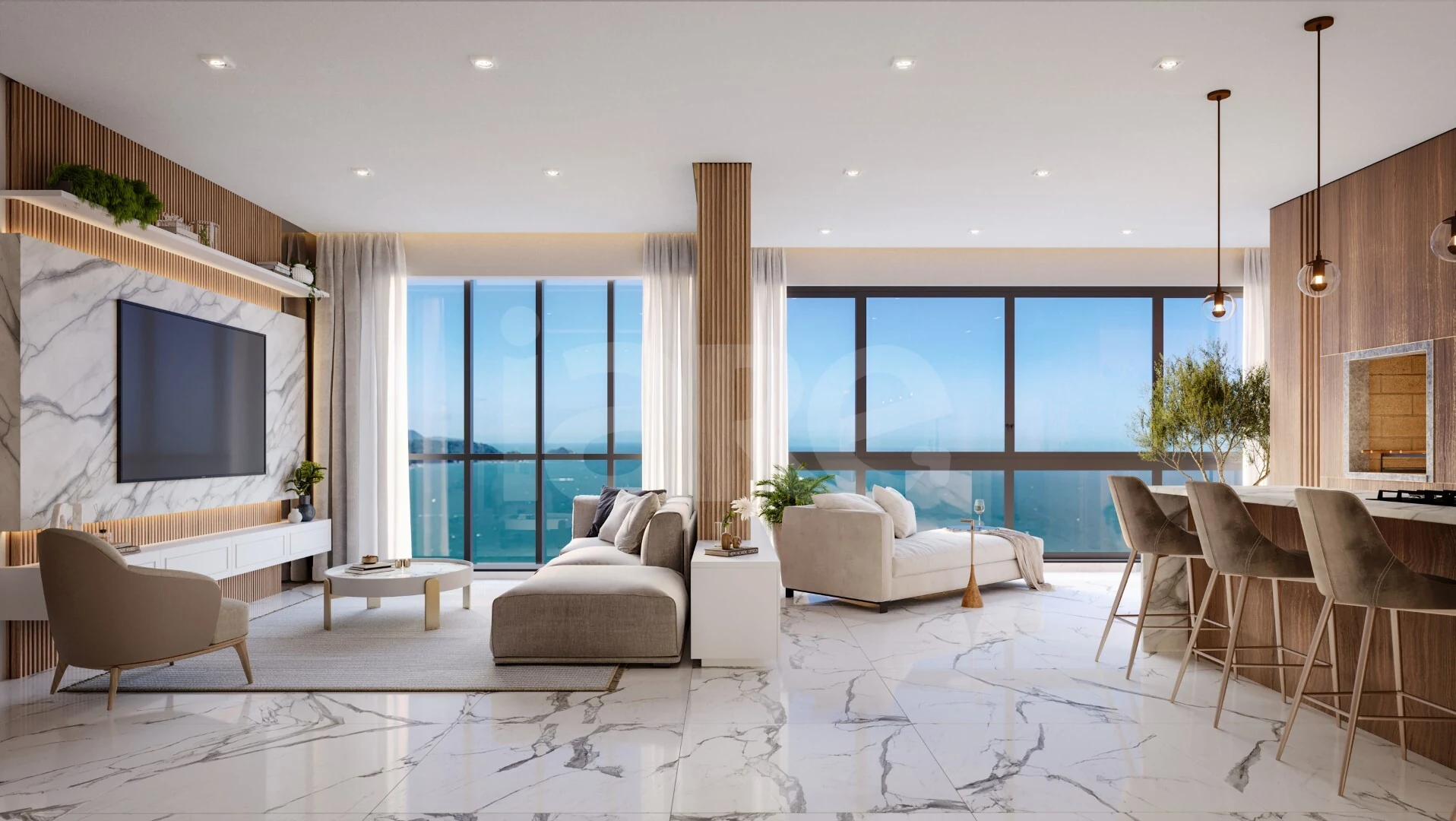 Villa Maiorca - Apartamento com 374 m², em Meia Praia — foto 2