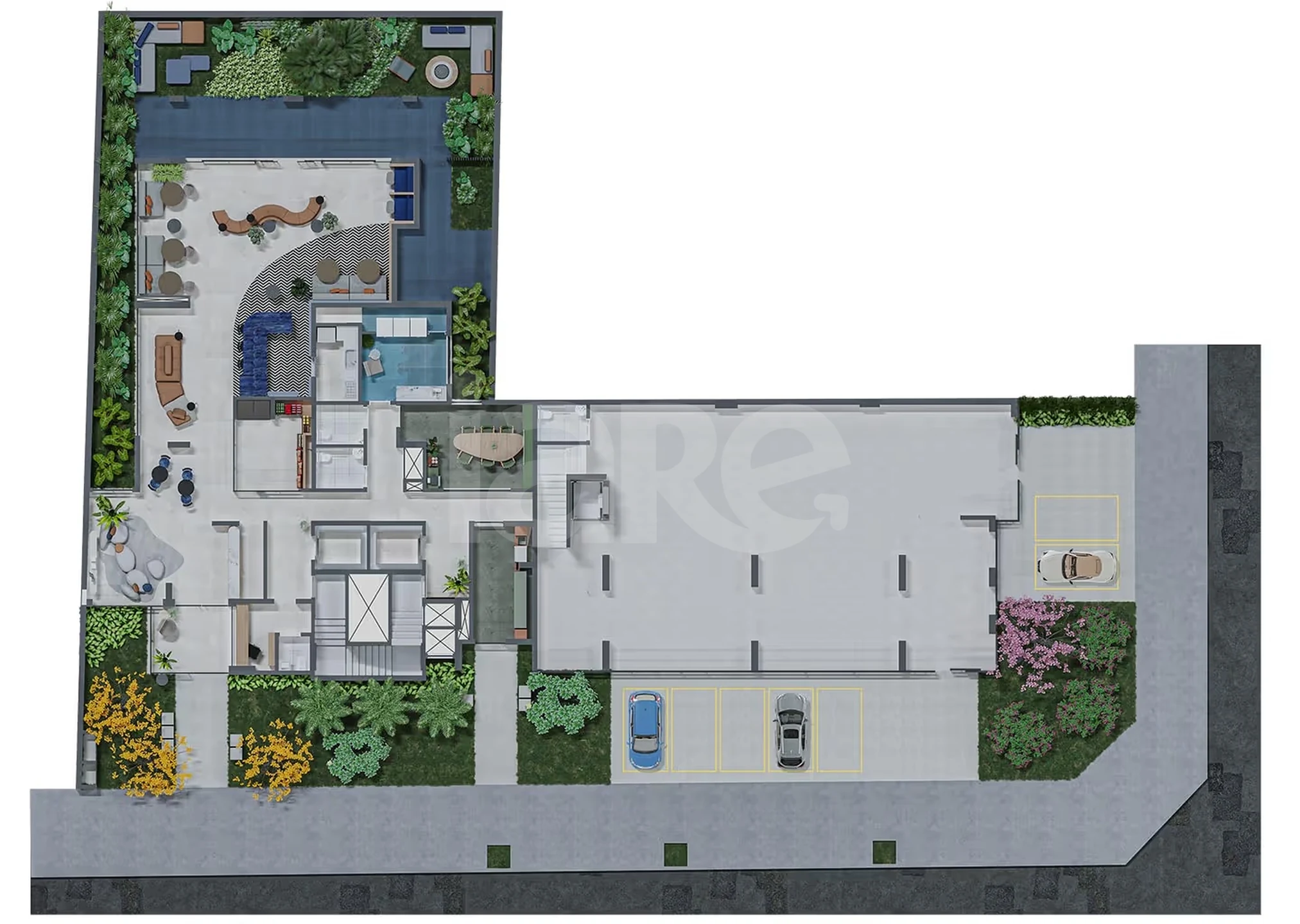 Planta — Pavimento térreo 2