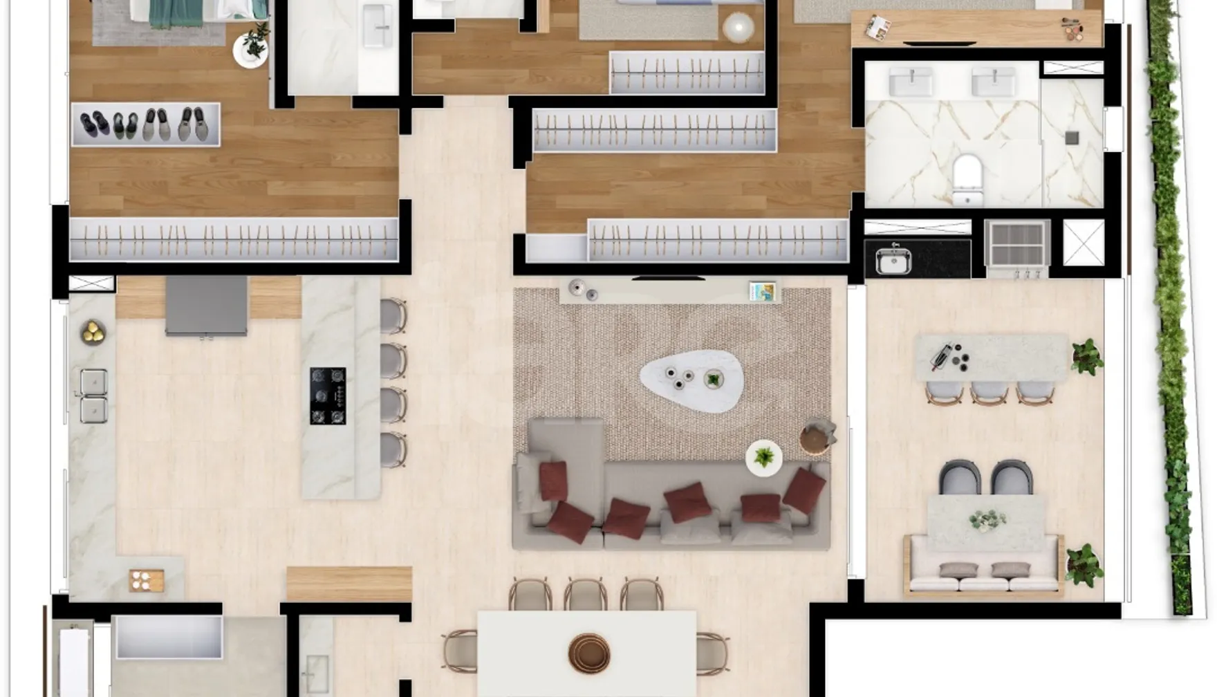Planta — Garden 201,63 m²