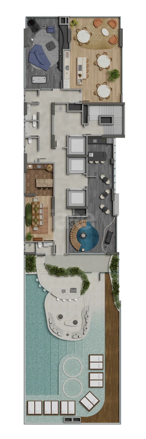 Planta — Pavimento rooftop