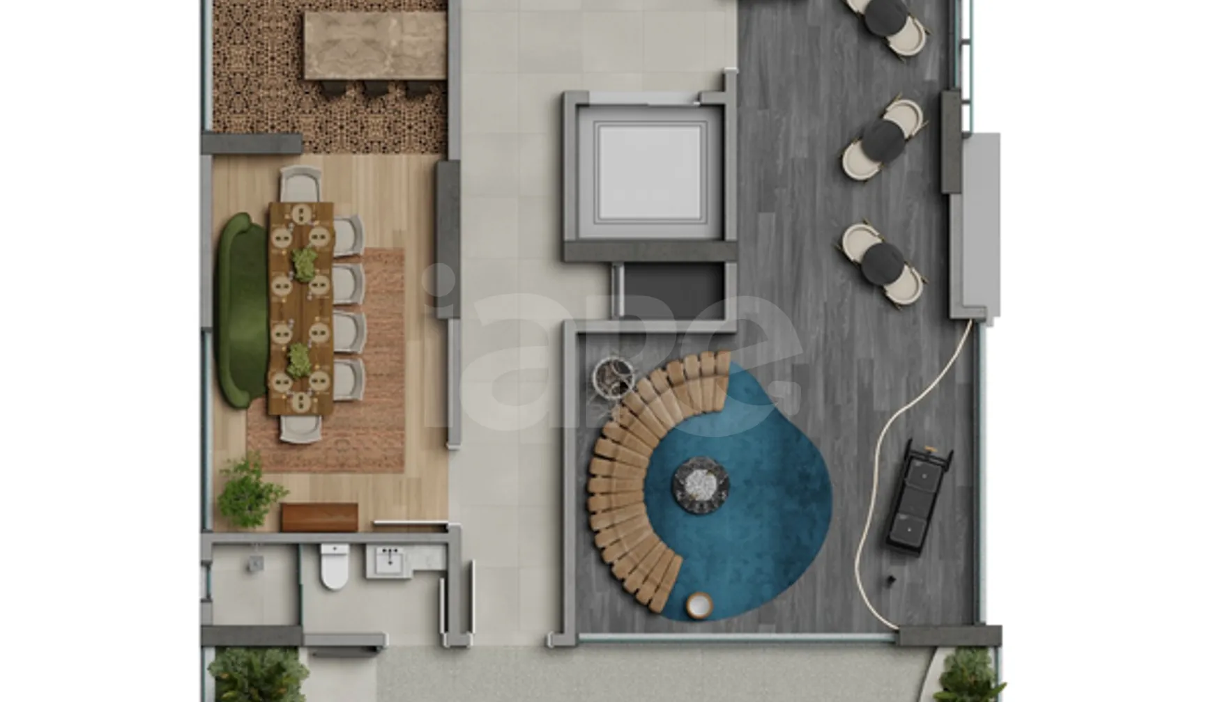 Planta — Pavimento rooftop