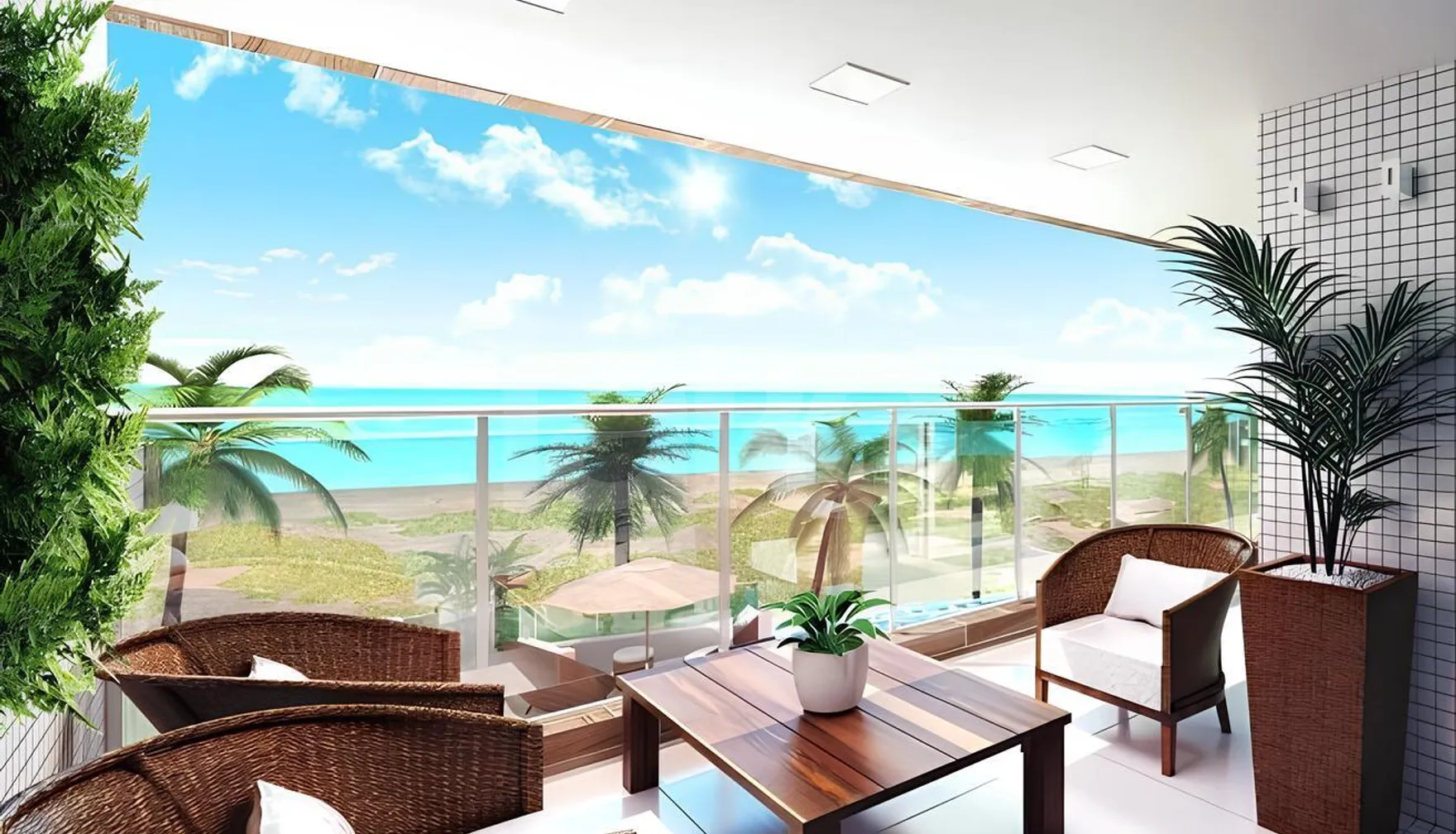 Chaves do Paraíso - Apartamento com 71,97 m², em Ponta de Campina — foto 3