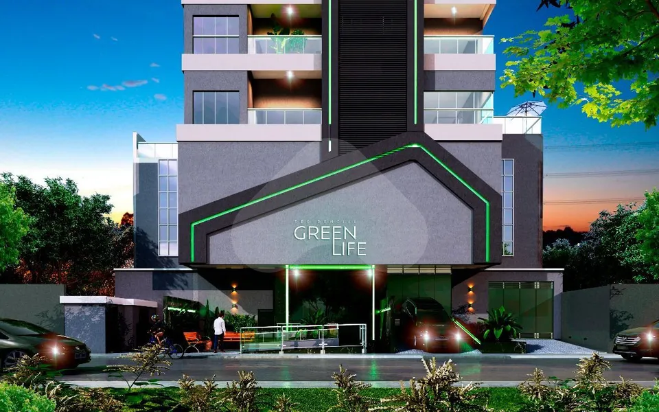 Green Life - Apartamento com 71 m², em Perequê — foto 2