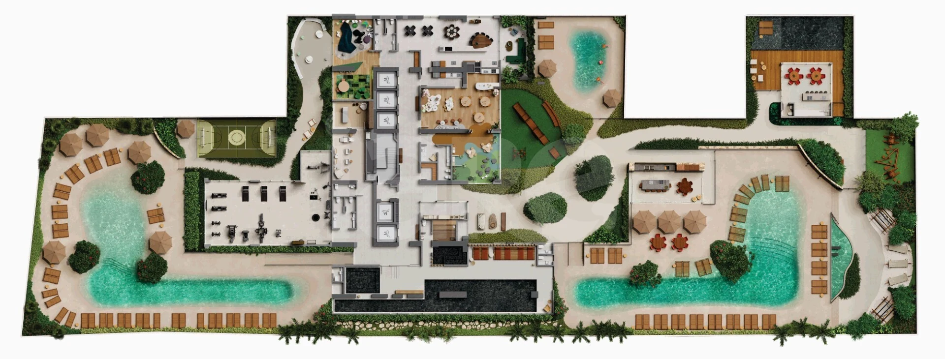 Planta — Pavimento lazer 1