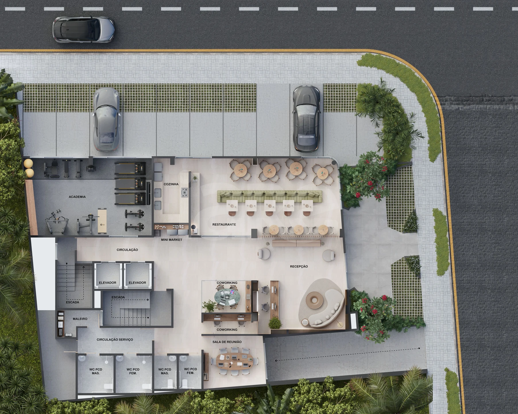 Planta — Pavimento térreo
