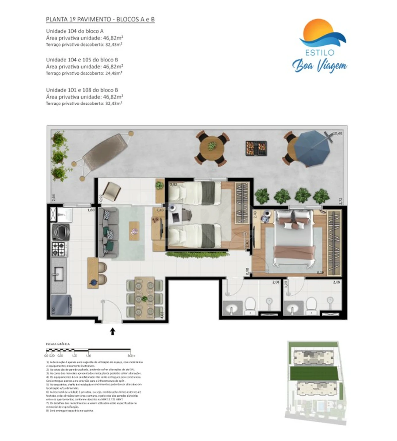 Planta — Garden 79,25 m²