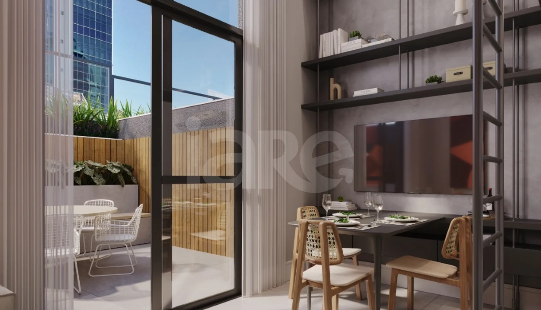 Moní - Apartamento com 34,35 m², em Alto da Glória — foto 3