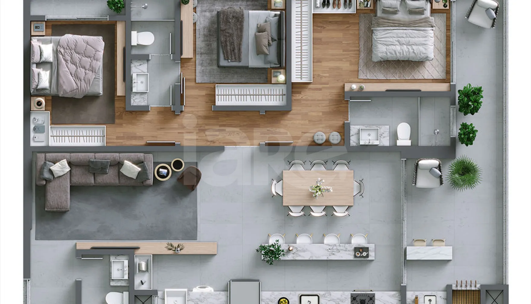 Planta — Apartamento 110 m²