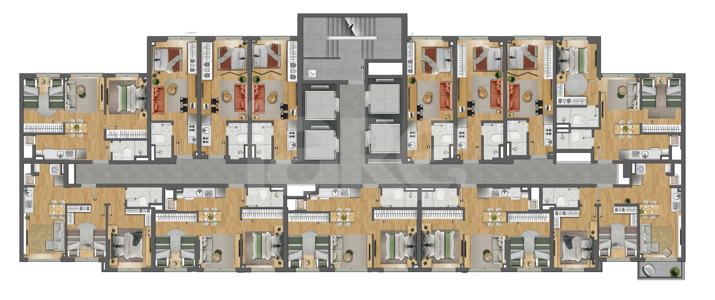 Planta — Pavimento 13