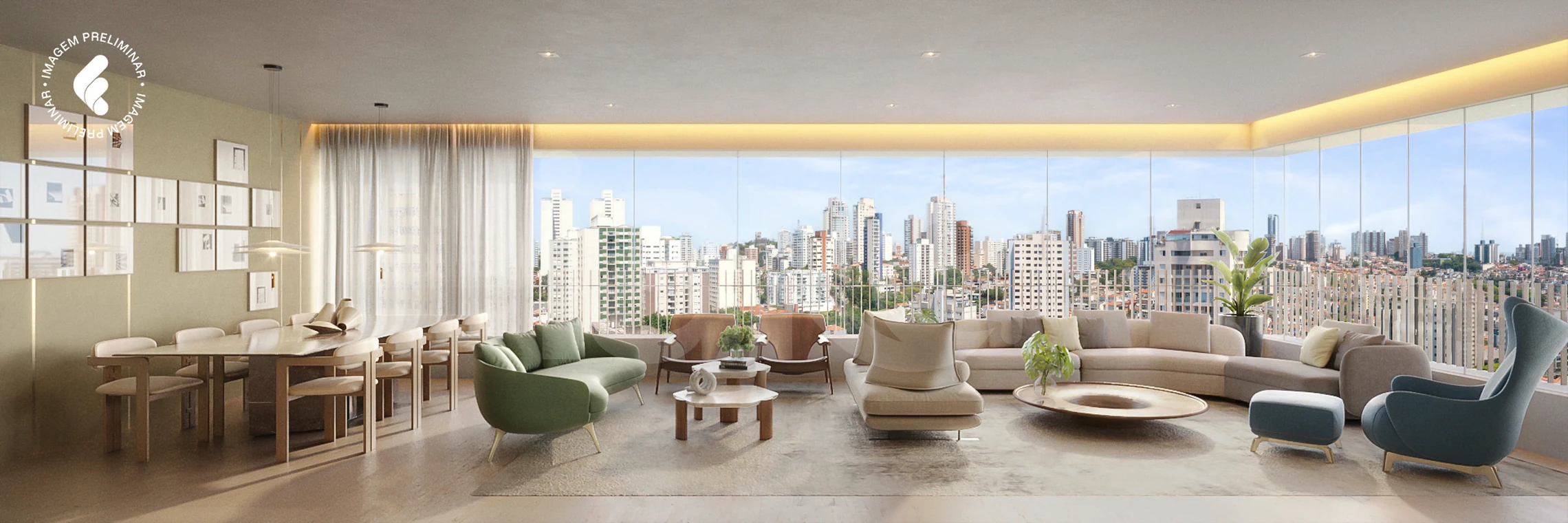 Planta — Apartamento 207,7 m²