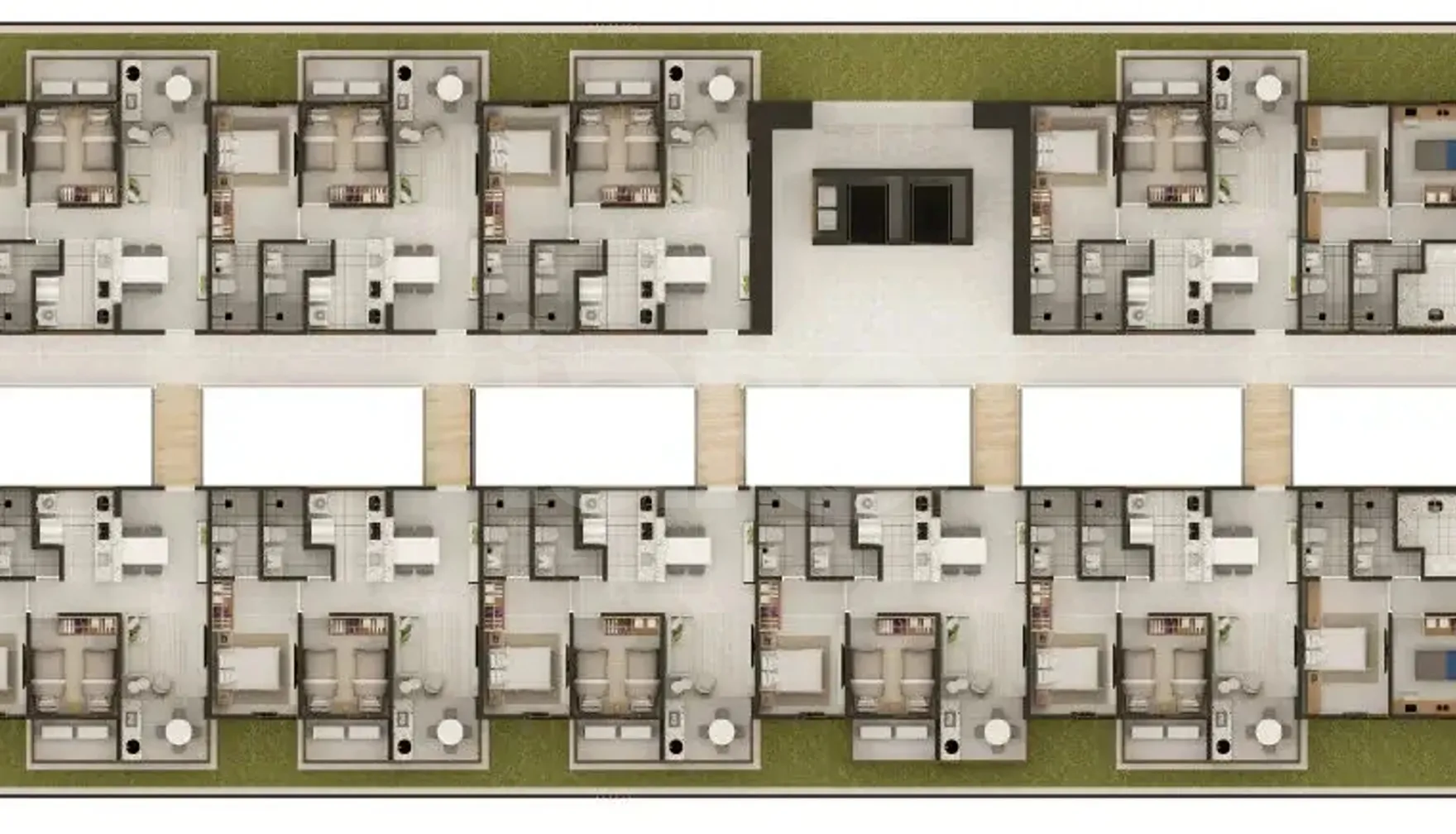 Planta — Pavimento 2 bloco a