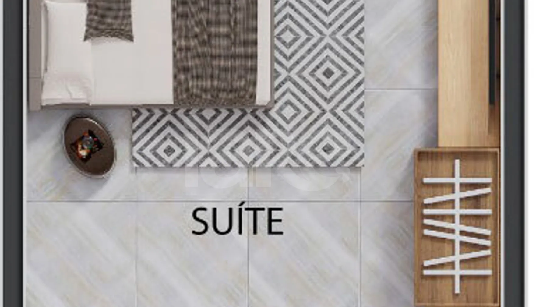 Planta — Studio 25 m²