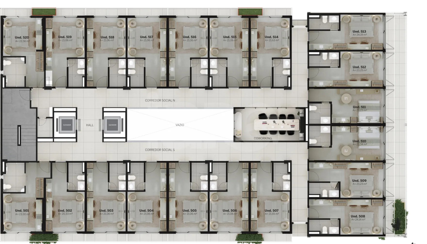 Planta — Pavimento 5