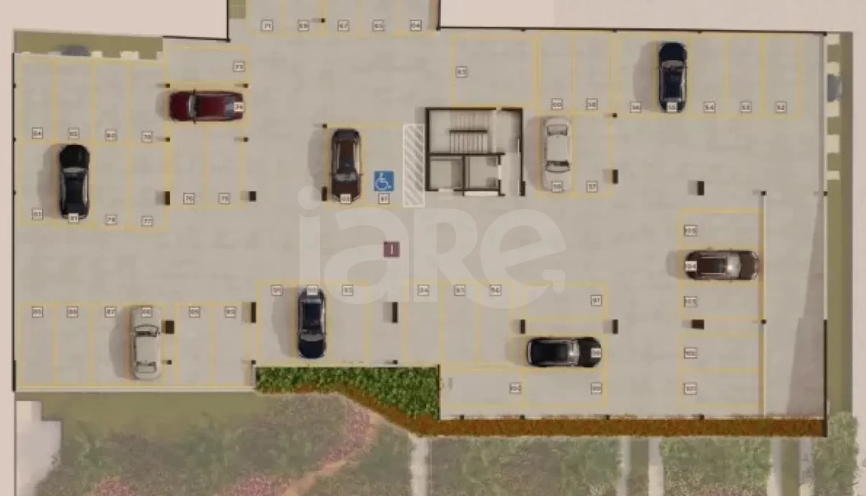 Planta — Pavimento garagem