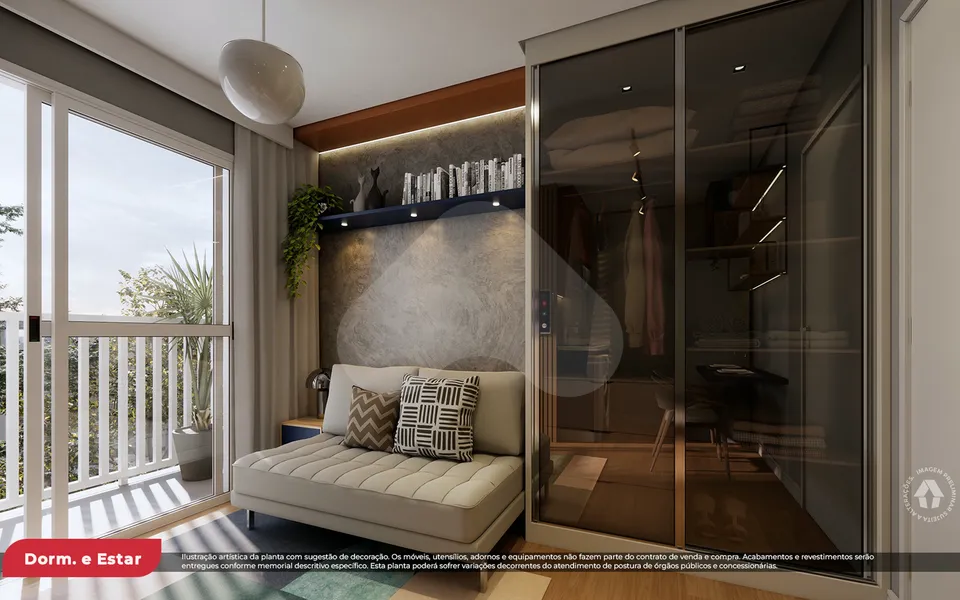 Metrocasa Estação Vila Tolstói - Apartamento com 26,63 m², em Vila Tolstoi — foto 4