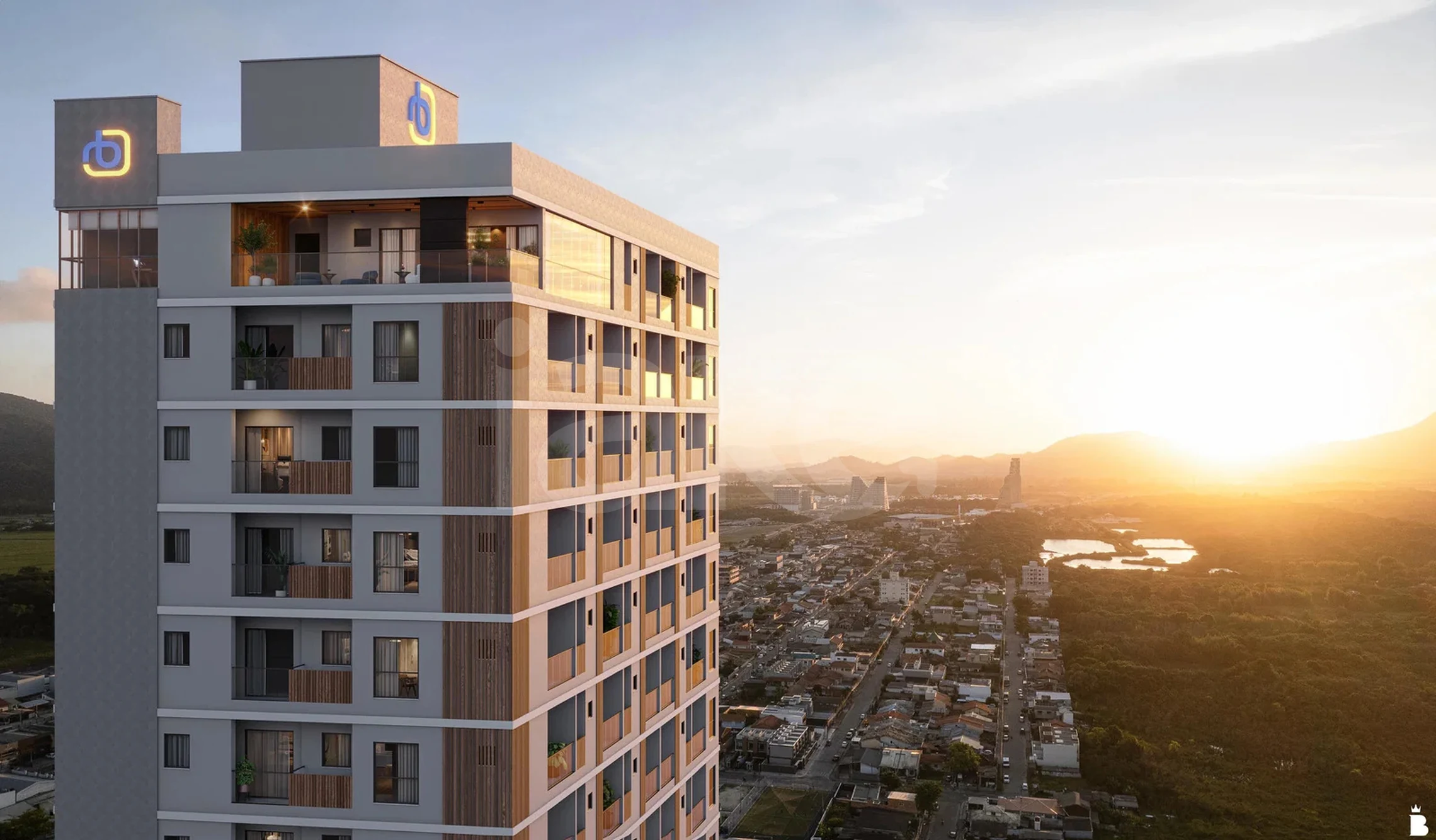 Brizza Studios - Apartamento com 44 m², em Balneário Perequê — foto 12