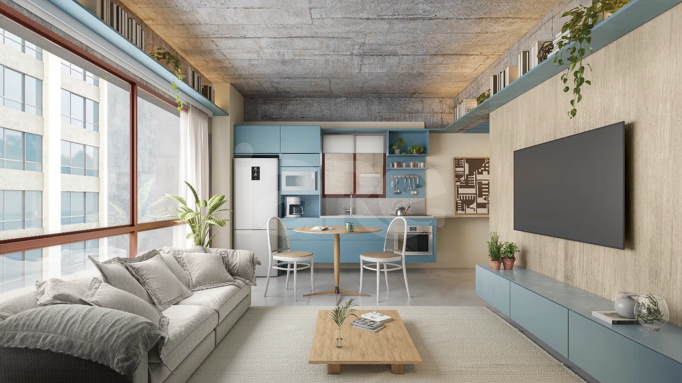 Planta — Apartamento 43,9 m²