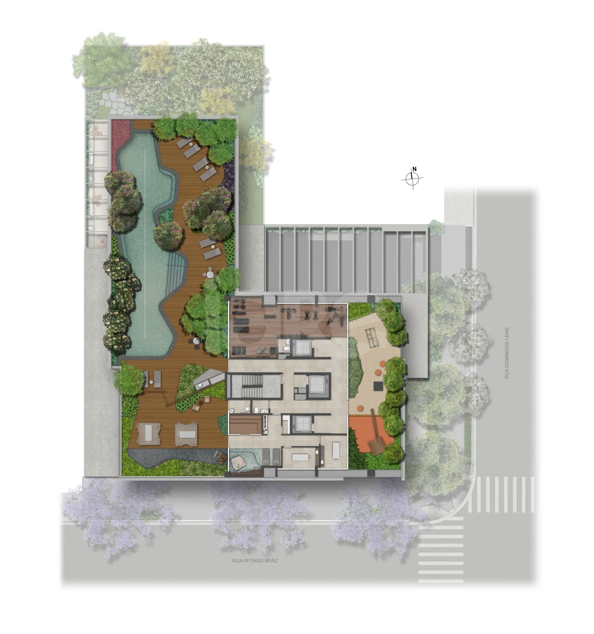 Planta — Pavimento lazer