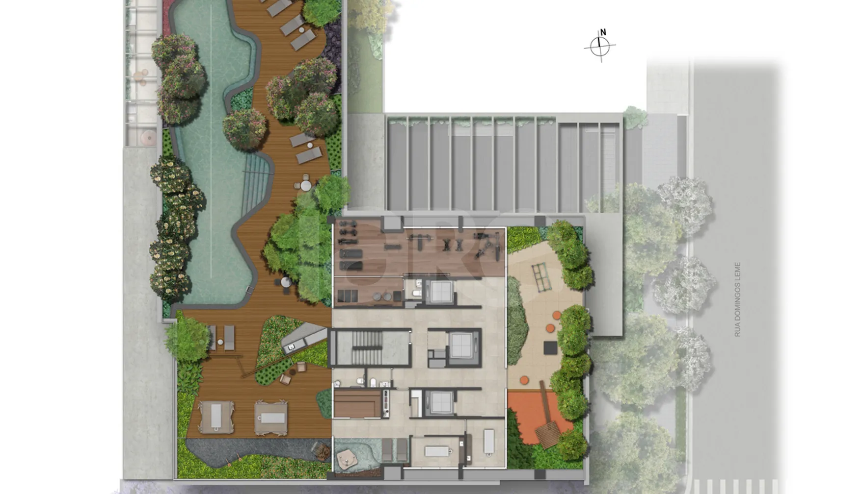 Planta — Pavimento lazer