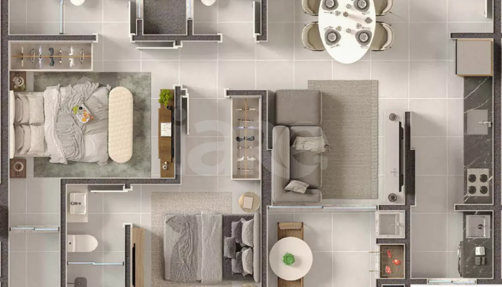 Planta — Apartamento 70 m²