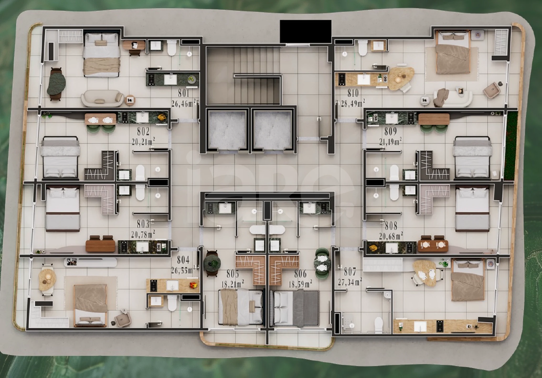 Planta — Pavimento 8