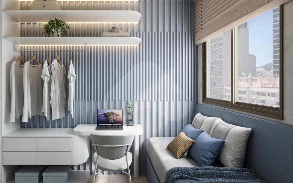 Connect Square - Apartamento com 43 m², em Centro — foto 9