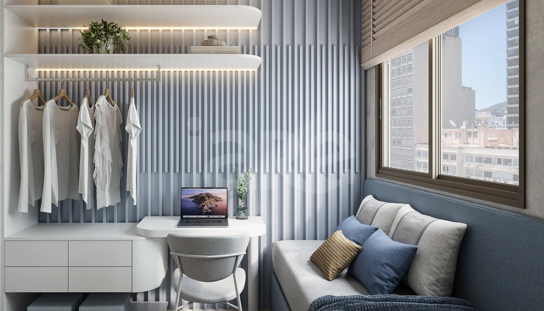 Connect Square - Studio com 24 m², em Centro — foto 9