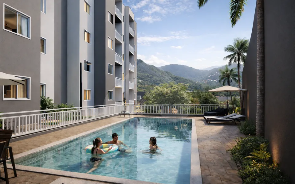 Rio+ Residencial Clube - Apartamento com 43,41 m², em Jacarepaguá — foto 8