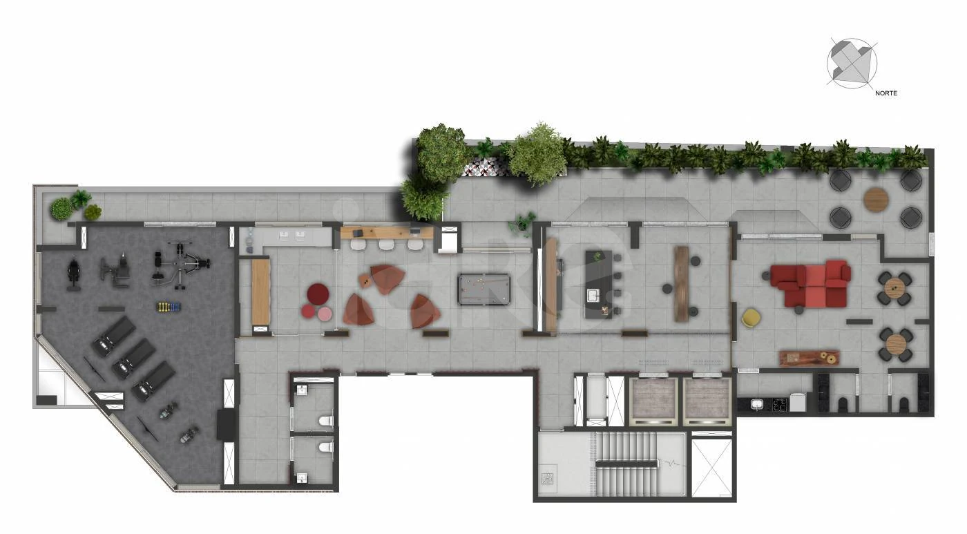 Planta — Pavimento lazer 01