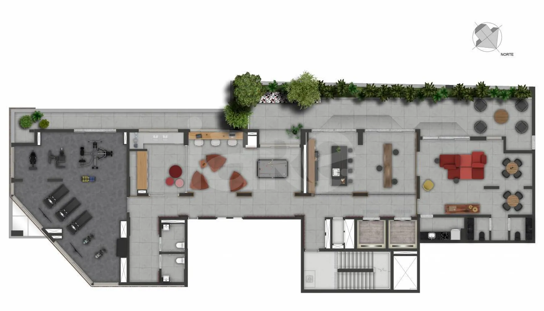 Planta — Pavimento lazer 01