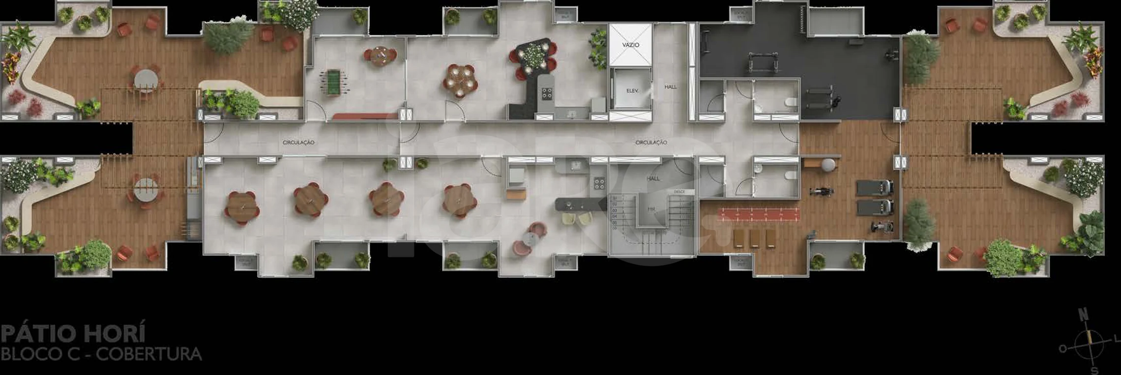 Planta — Pavimento rooftop c