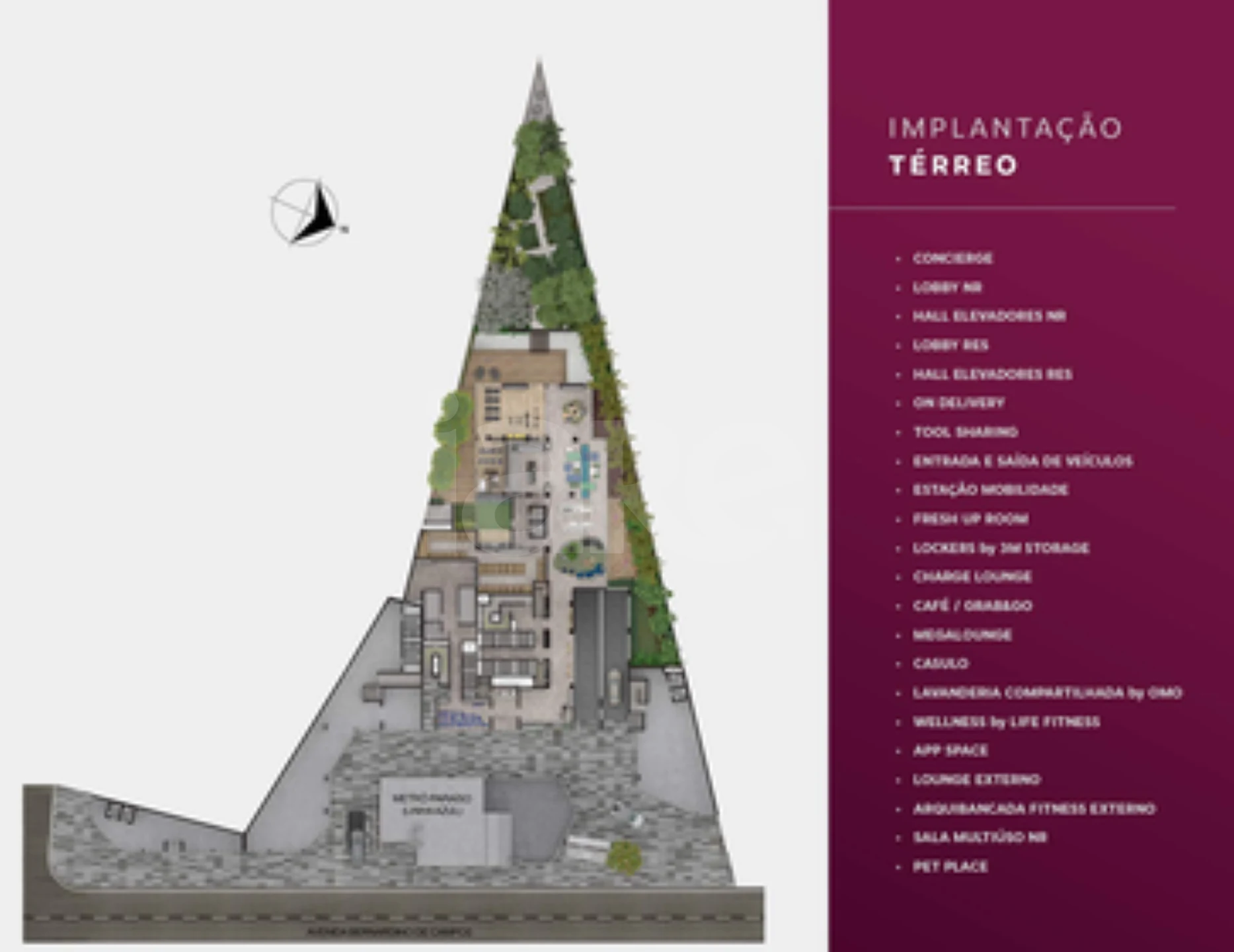 Planta — Pavimento térreo