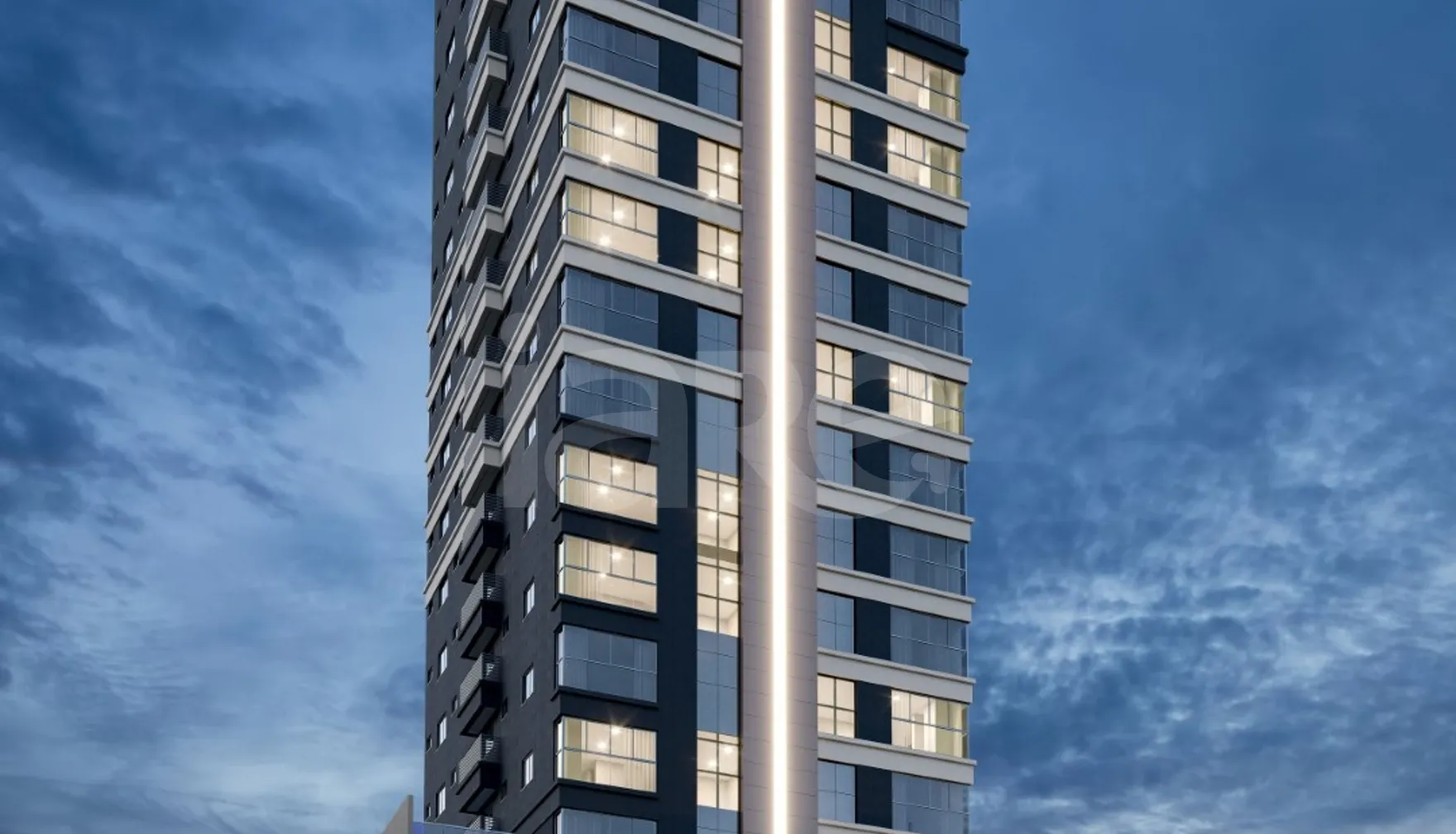 Portillo Residence - Apartamento com 77,34 m², em Perequê — foto 1