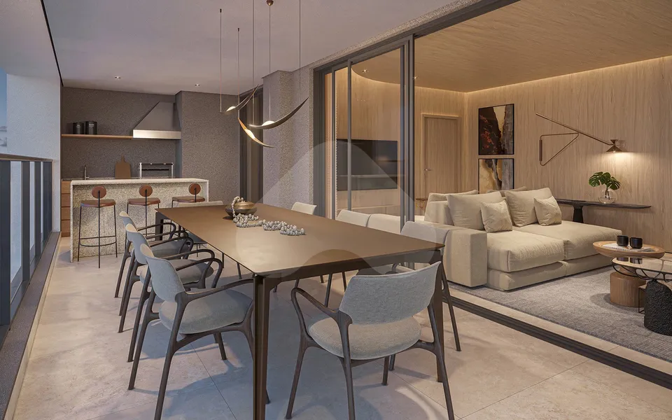 Helbor Lens Moema - Apartamento com 157 m², em Moema — foto 5
