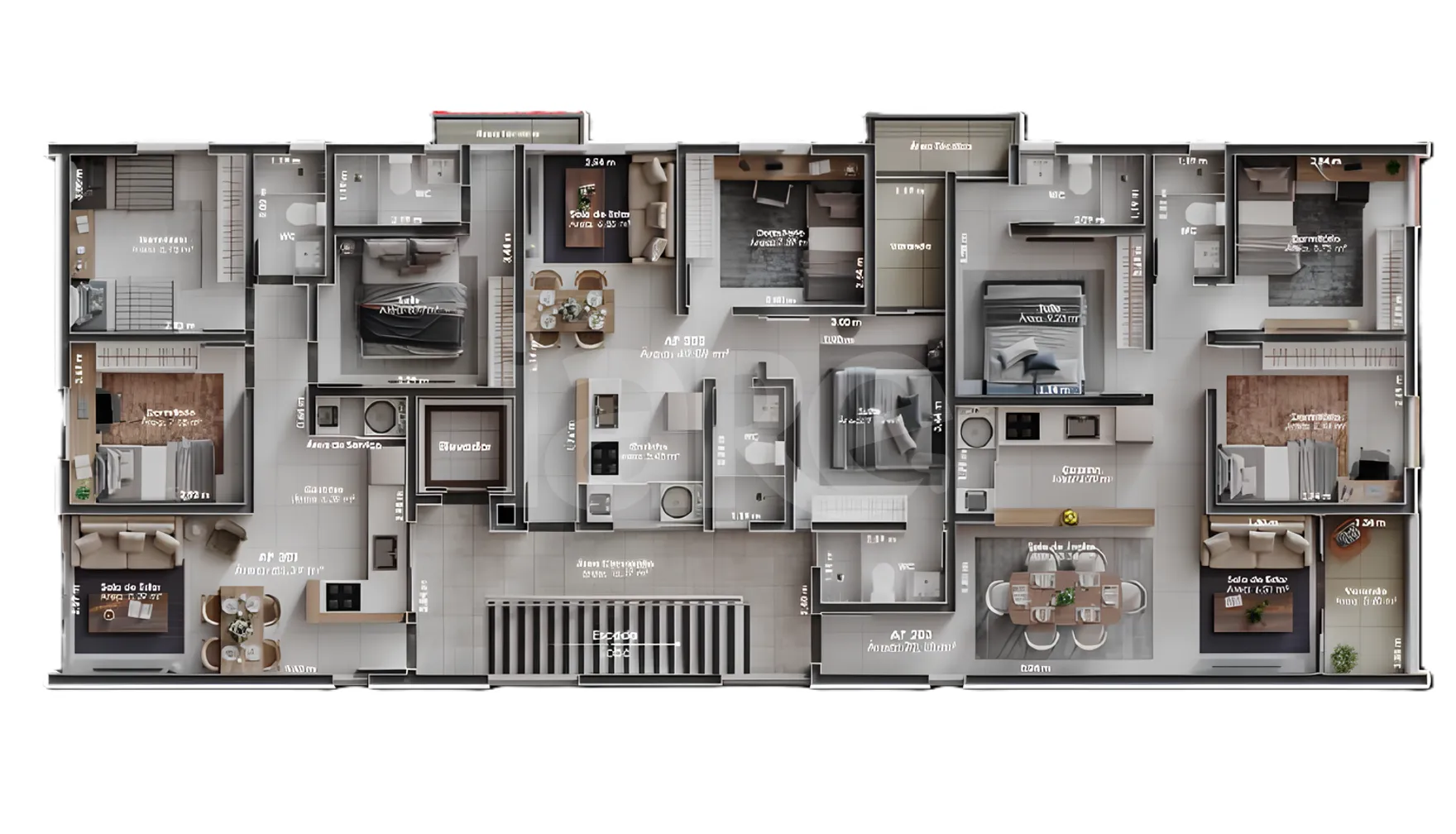 Planta — Pavimento 1