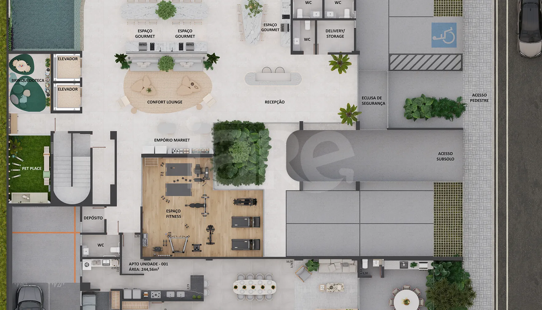 Planta — Pavimento térreo