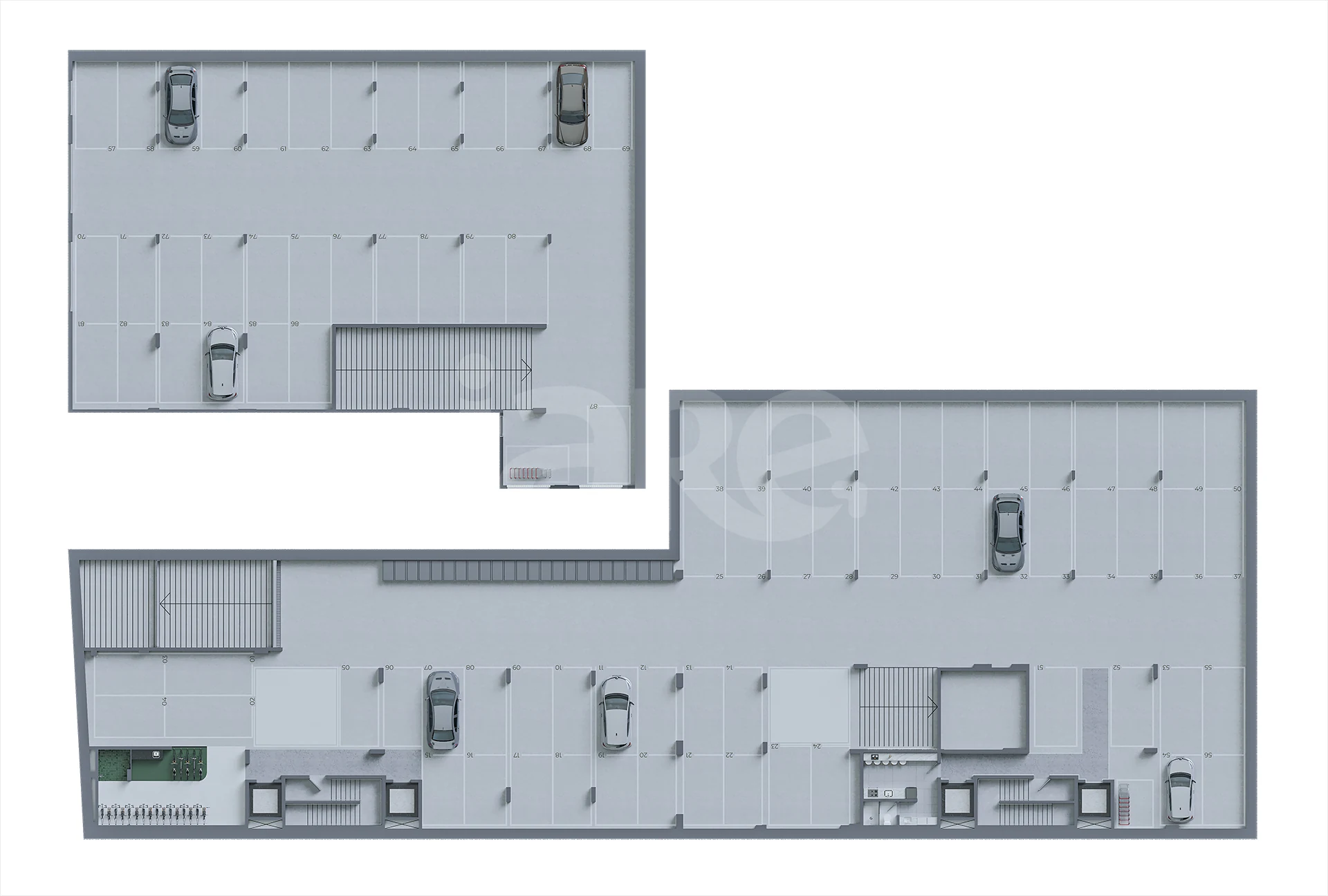 Planta — Pavimento subsolo