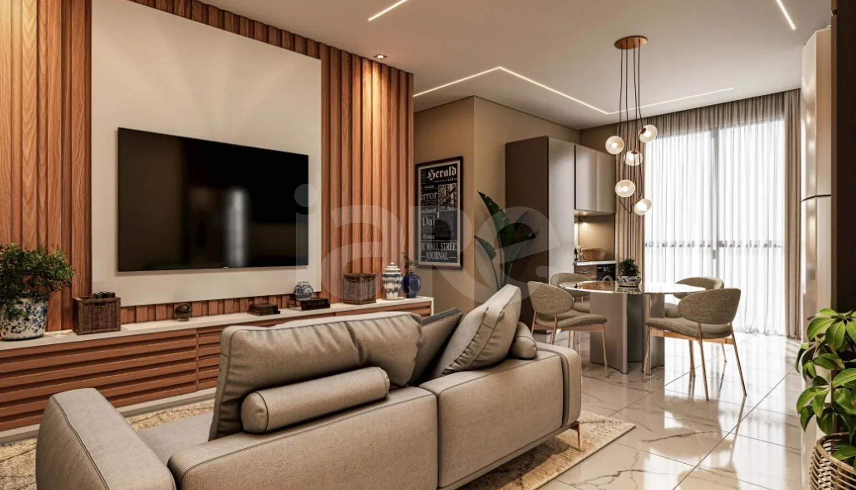 Firenze Tower - Apartamento com 44,98 m², em Perequê — foto 2