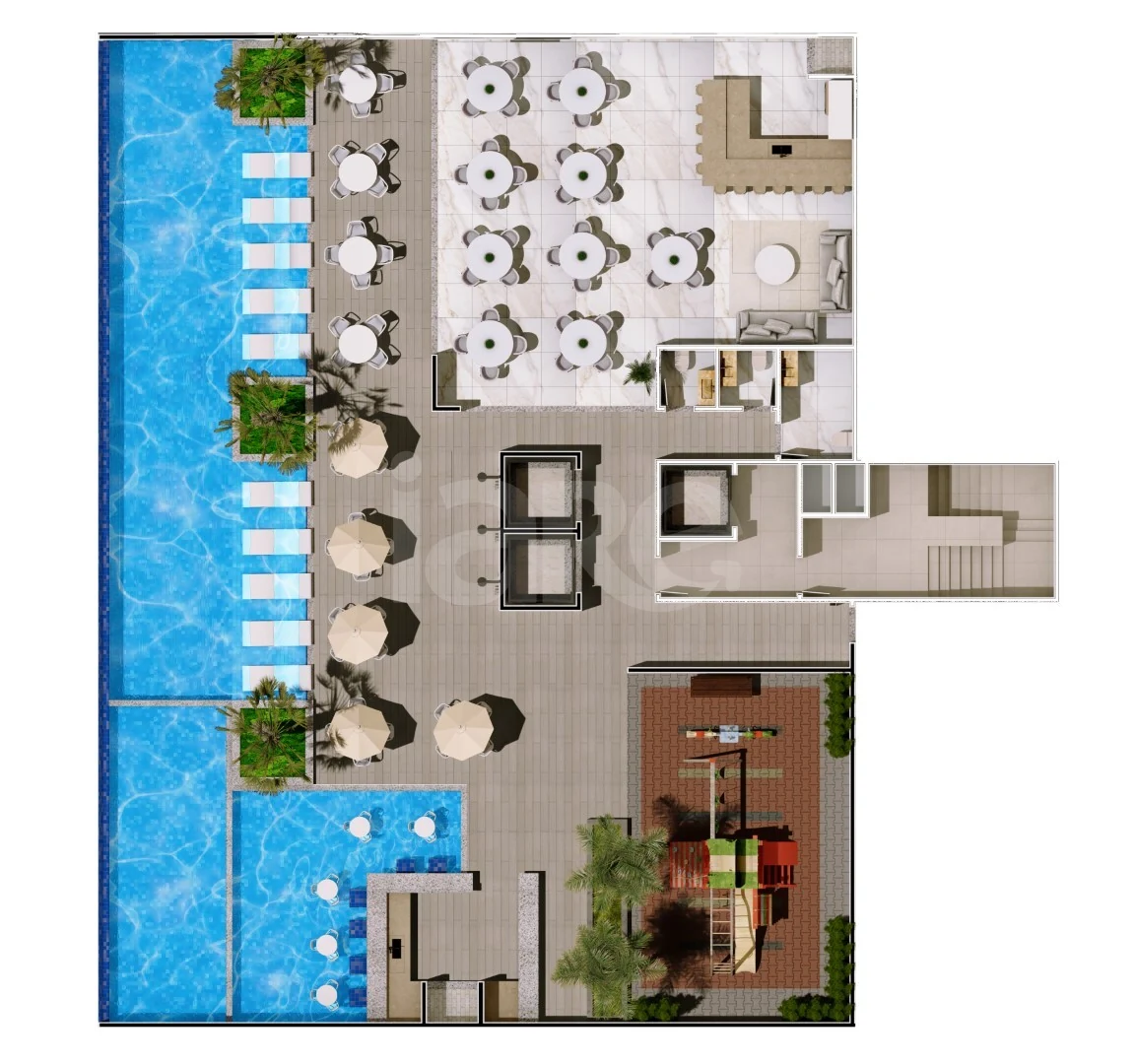 Planta — Pavimento lazer 1