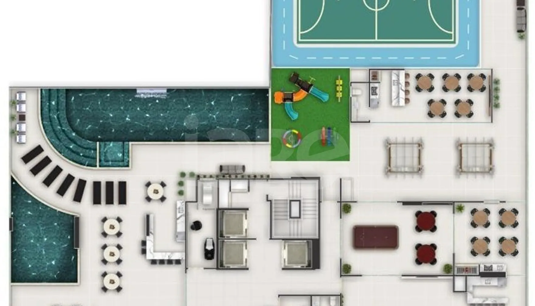 Planta — Pavimento lazer