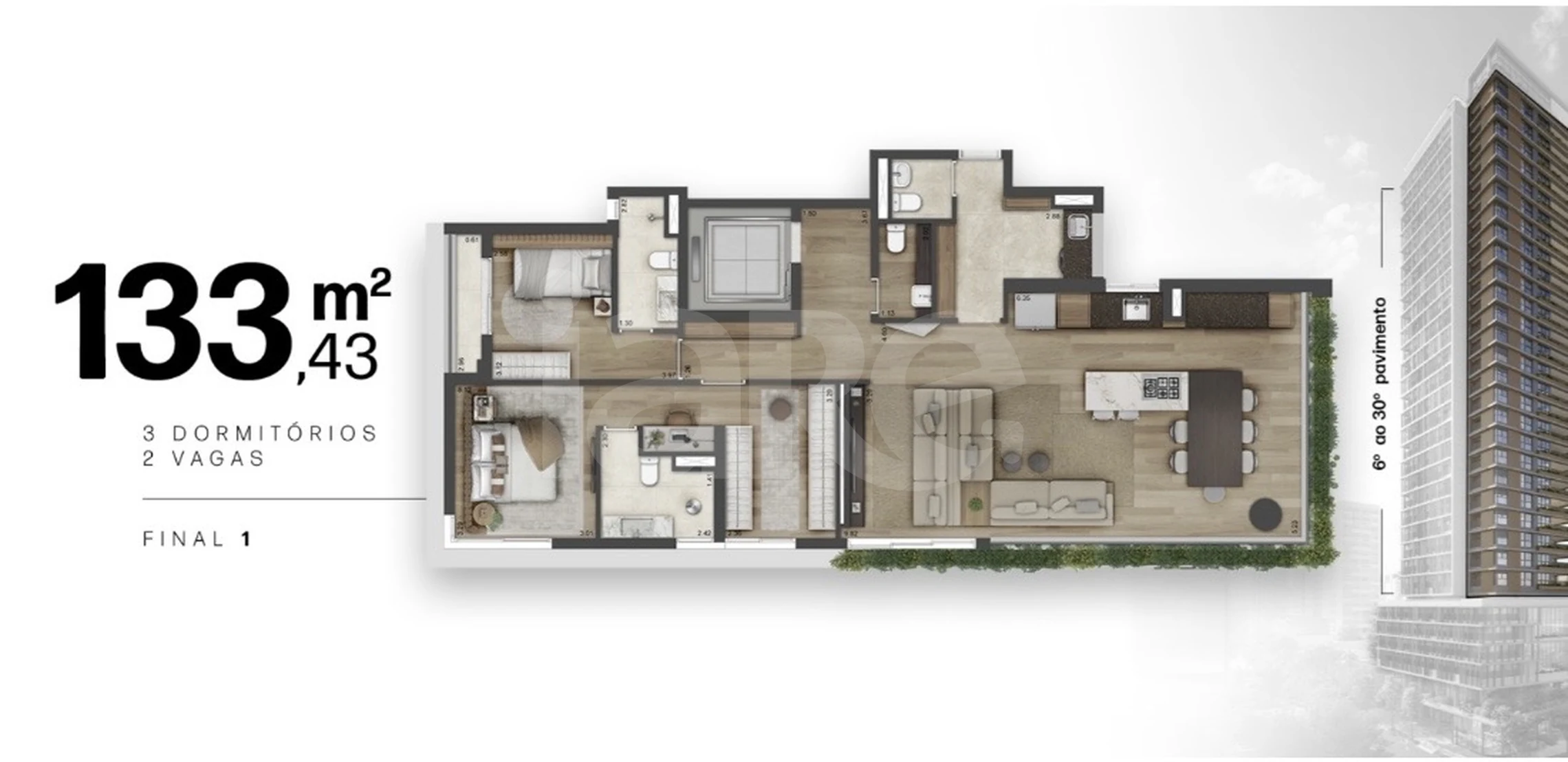 Galeria Lorena - Apartamento com 75,27 m², em Jardim Paulista — foto 8