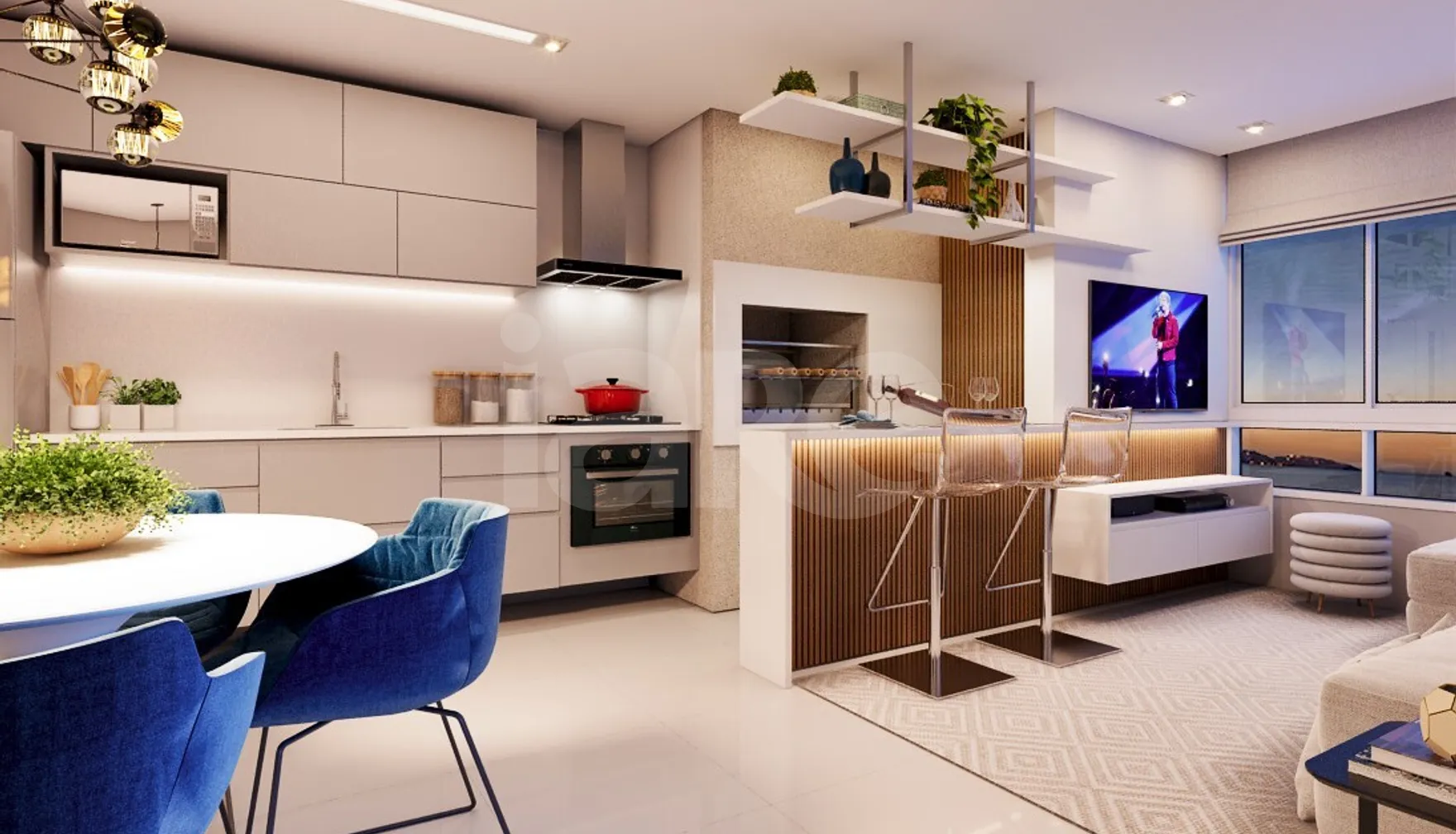 Ilha Bella - Apartamento com 122,33 m², em Navegantes — foto 2