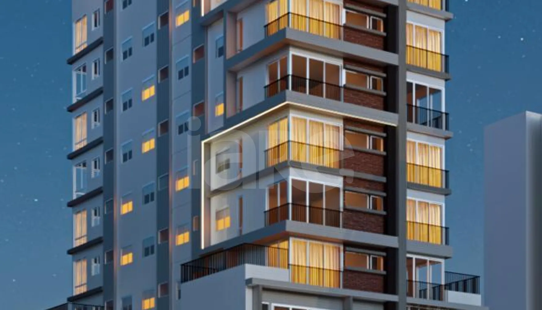 Giulia Palace - Apartamento com 53,3 m², em Zona Nova — foto 1