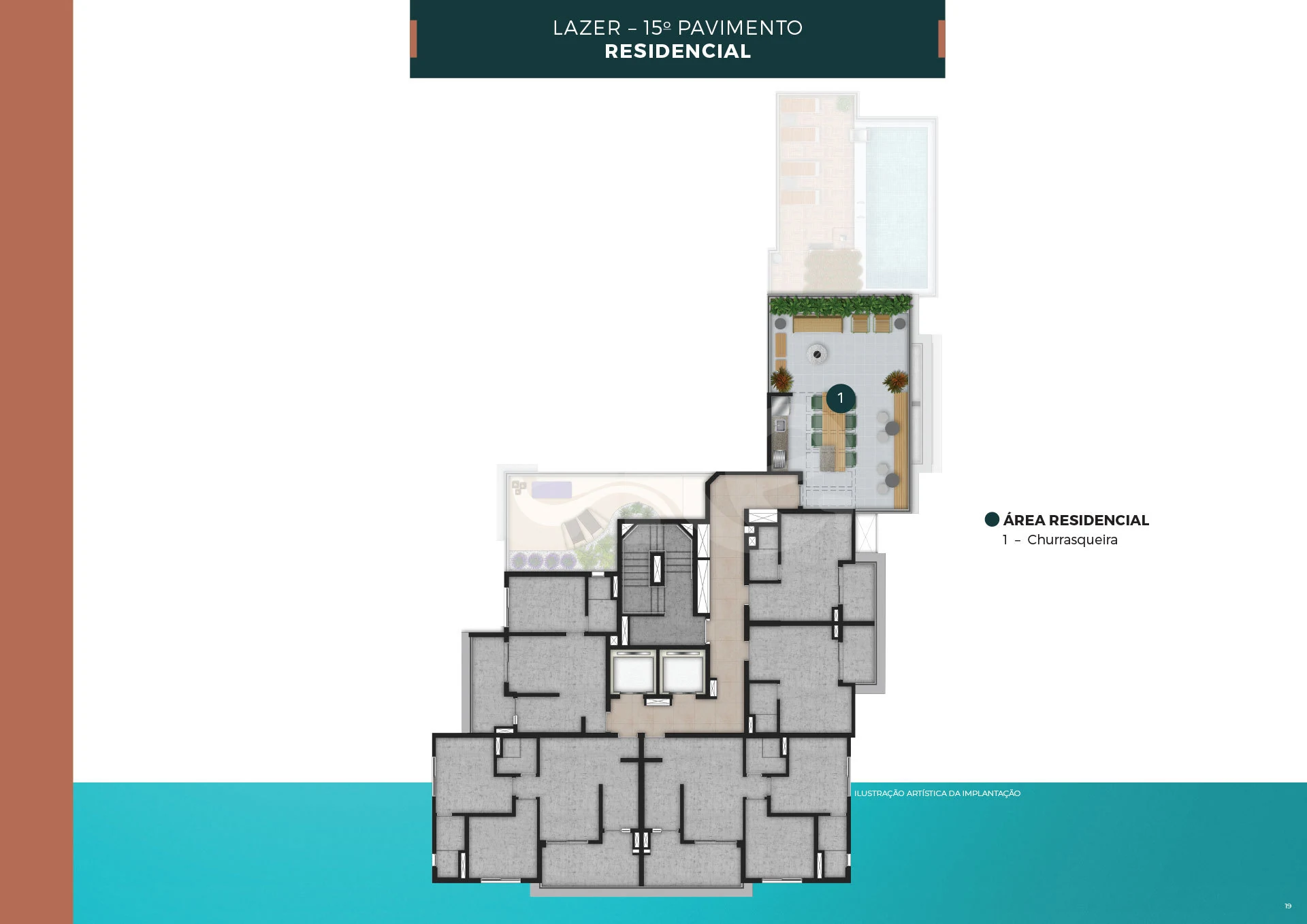Planta — Pavimento lazer 15