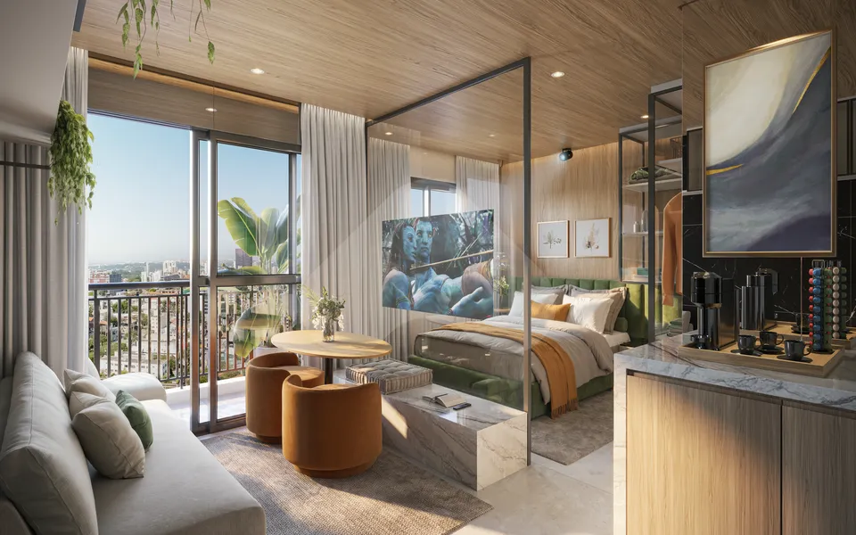 TAG Jardim Guedala - Apartamento com 26,88 m², em Morumbi — foto 2