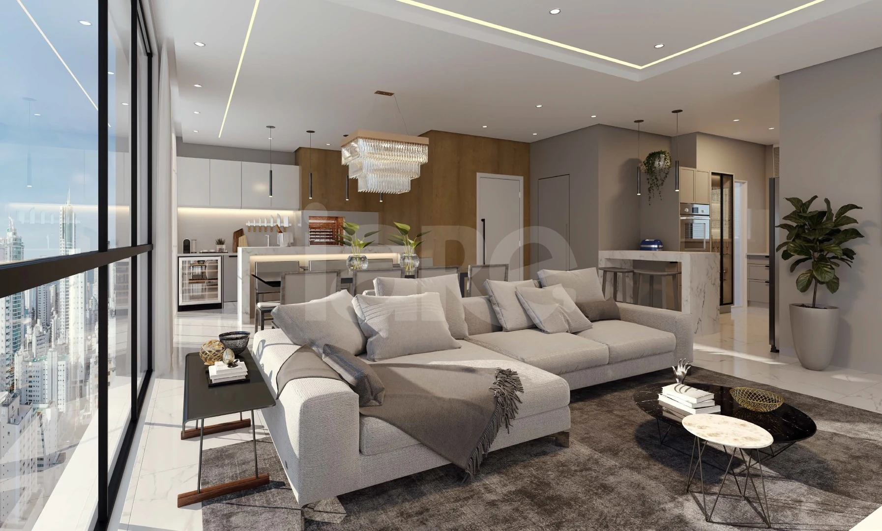 Azure - Apartamento com 138,88 m², em Centro — foto 3