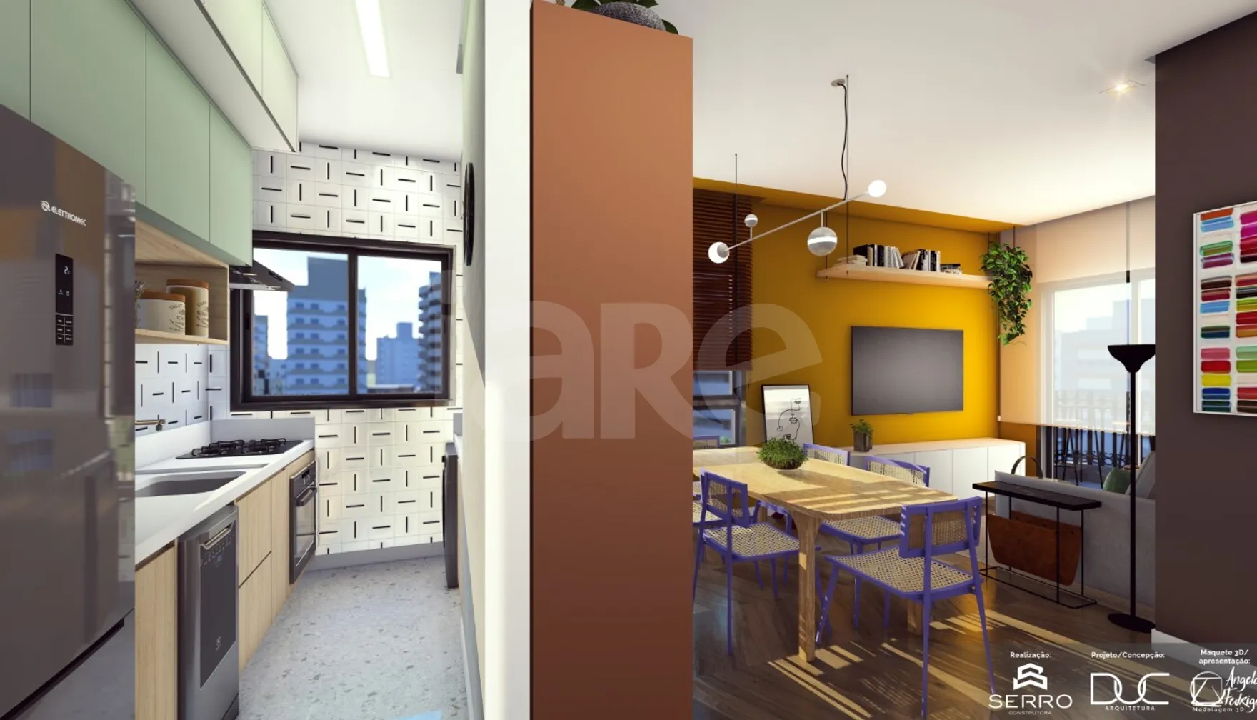 Micenas - Apartamento com 71,02 m², em Pedra Branca — foto 3