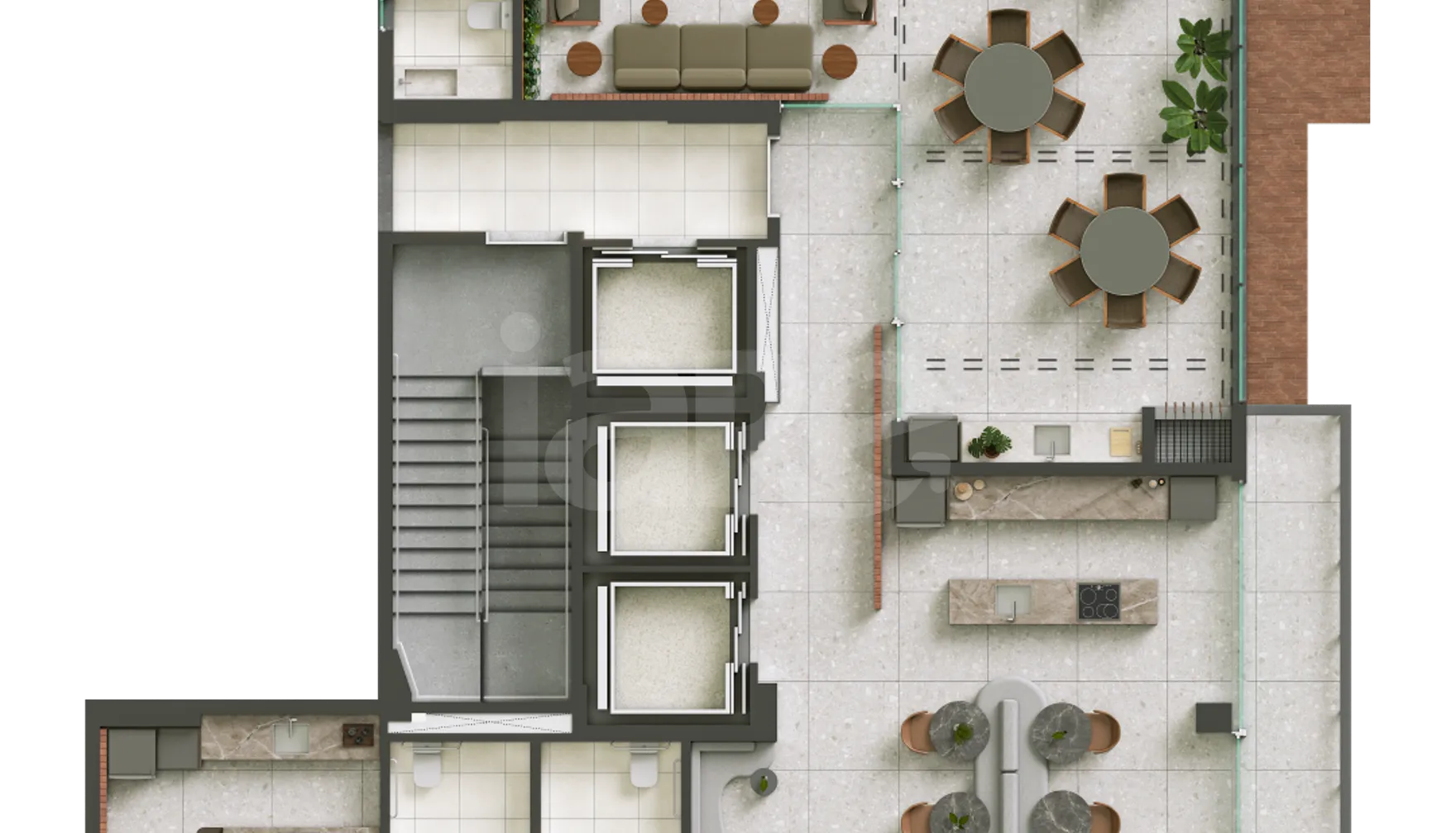 Planta — Pavimento rooftop