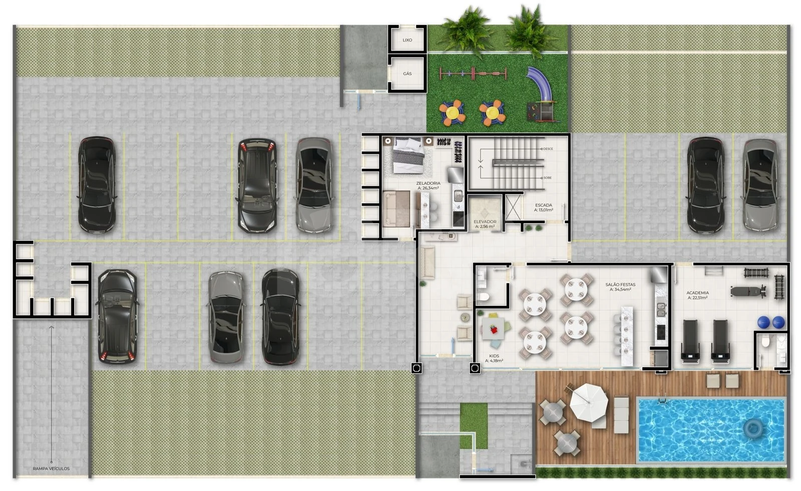 Planta — Pavimento térreo