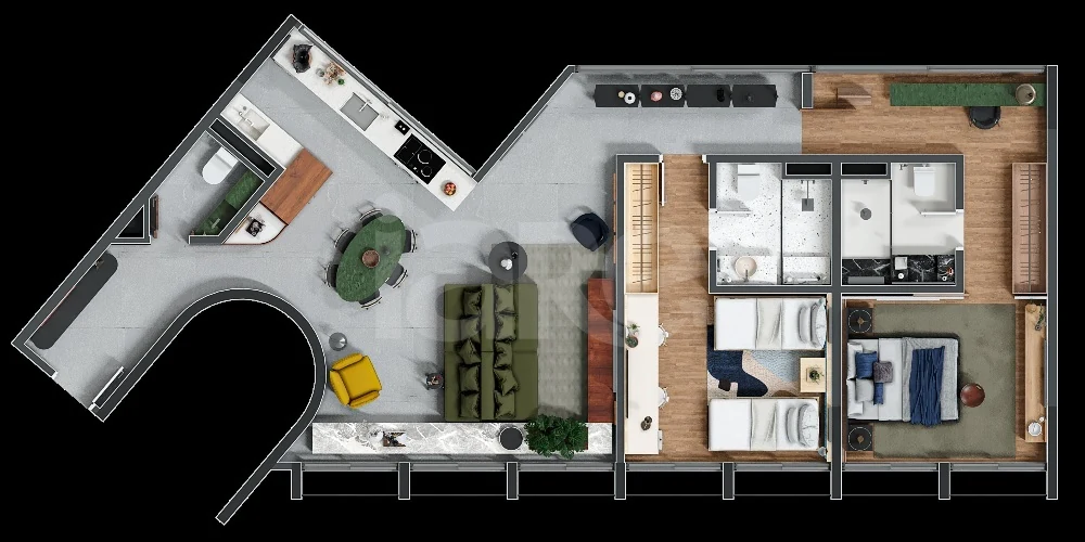 Planta — Garden 111,94 m²